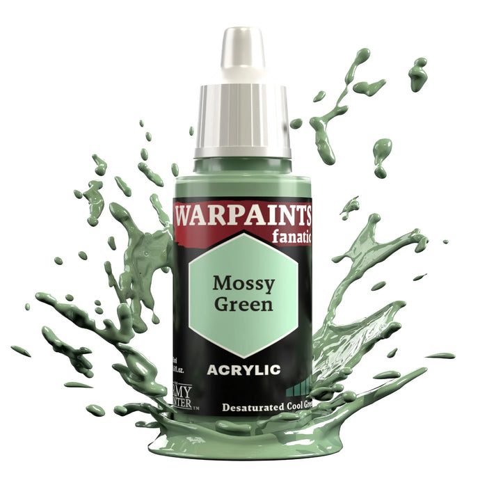 The Army Painter WP3066P Warpaints Fanatic: Mossy Green Acrylic 18ml Bottle
