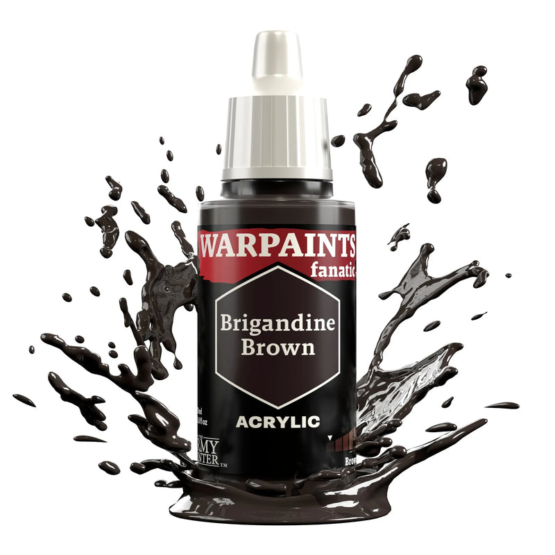 The Army Painter WP3073P Warpaints Fanatic: Brigandine Brown Acrylic 18ml Bottle