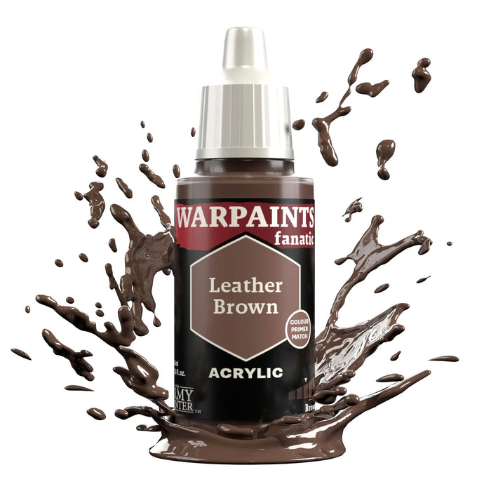 The Army Painter WP3075P Warpaints Fanatic: Leather Brown Acrylic 18ml Bottle