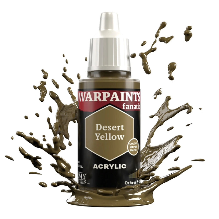 The Army Painter WP3081P Warpaints Fanatic: Desert Yellow Acrylic 18ml Bottle