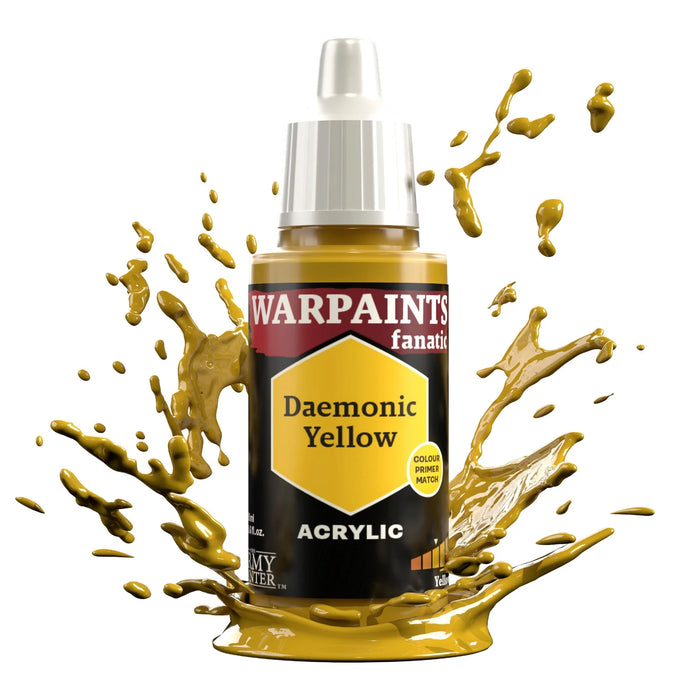 The Army Painter WP3093P Warpaints Fanatic: Daemonic Yellow Acrylic 18ml Bottle
