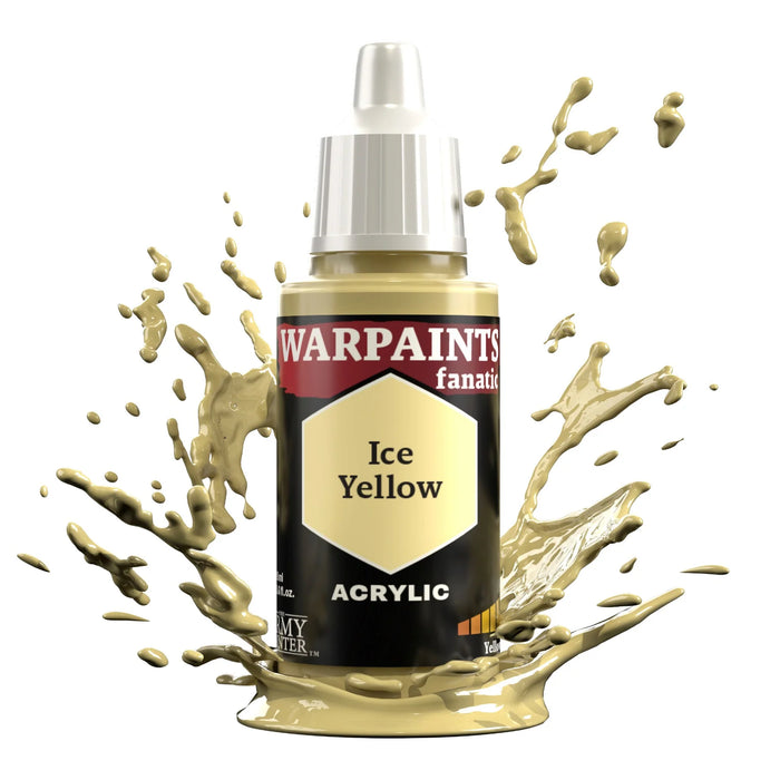 The Army Painter WP3096P Warpaints Fanatic: Ice Yellow Acrylic 18ml Bottle