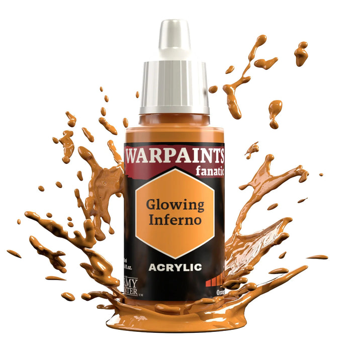 The Army Painter WP3101P Warpaints Fanatic: Glowing Inferno Acrylic 18ml Bottle