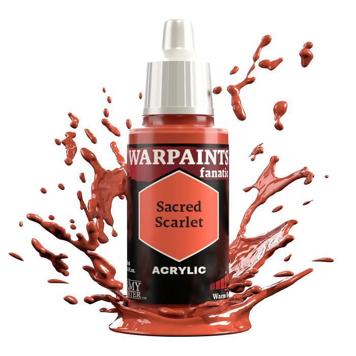 The Army Painter WP3106P Warpaints Fanatic: Sacred Scarlet Acrylic 18ml Bottle