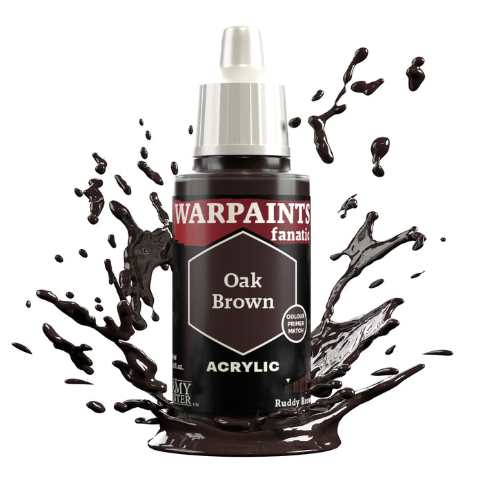 The Army Painter WP3109P Warpaints Fanatic: Oak Brown Acrylic 18ml Bottle