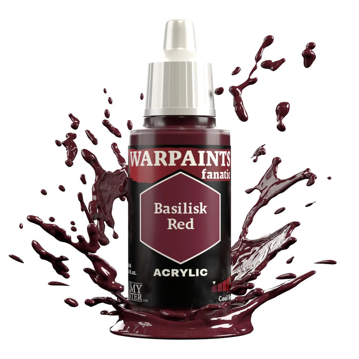 The Army Painter WP3115P Warpaints Fanatic: Basilisk Red Acrylic 18ml Bottle