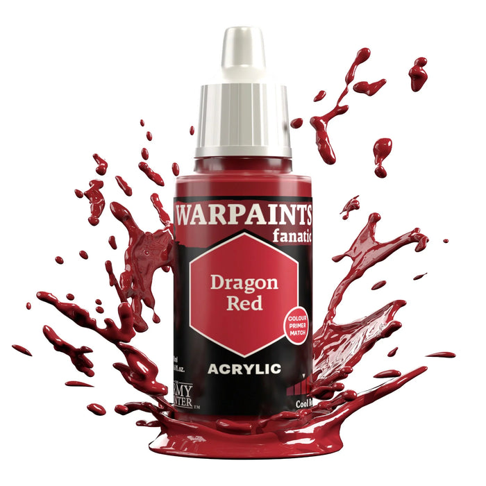 The Army Painter WP3117P Warpaints Fanatic: Dragon Red Acrylic 18ml Bottle