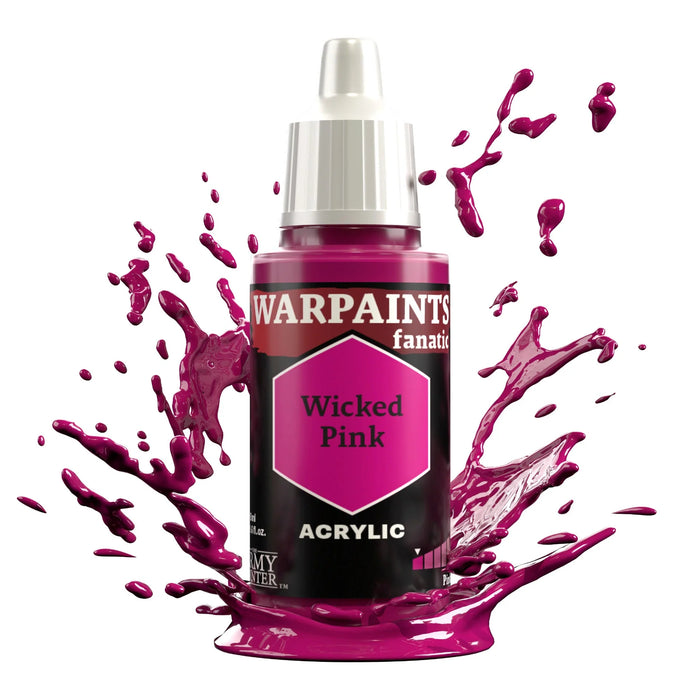 The Army Painter WP3121P Warpaints Fanatic: Wicked Pink Acrylic 18ml Bottle