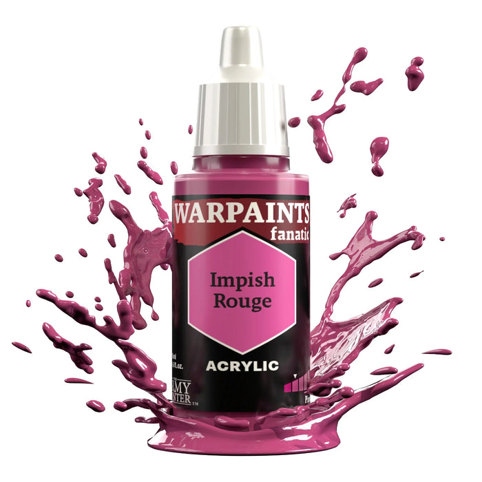 The Army Painter WP3122P Warpaints Fanatic: Impish Rouge Acrylic 18ml Bottle