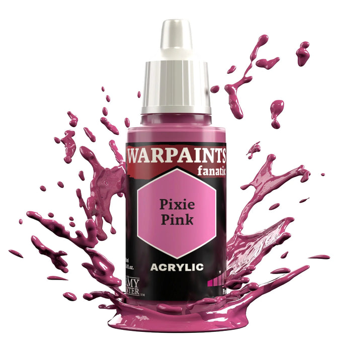 The Army Painter WP3123P Warpaints Fanatic: Pixie Pink Acrylic 18ml Bottle