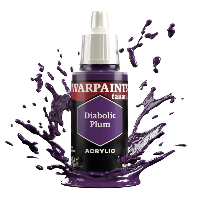The Army Painter WP3133P Warpaints Fanatic: Diabolic Plum Acrylic 18ml Bottle