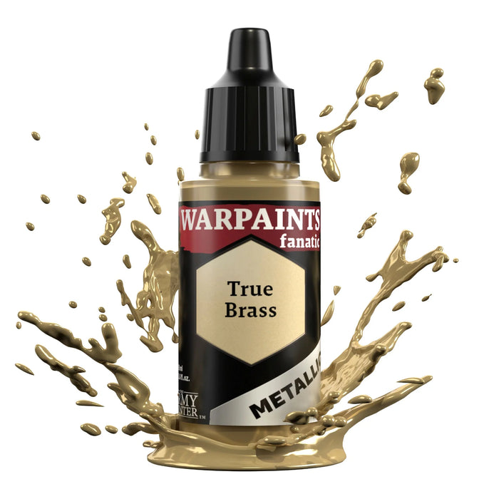 The Army Painter WP3186P Warpaints Fanatic: Metallic True Brass Acrylic 18ml Bottle