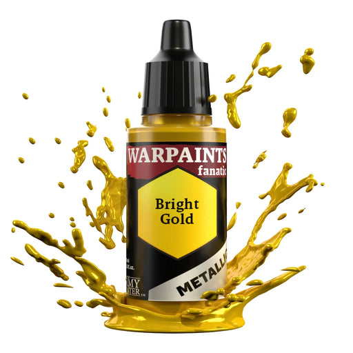 The Army Painter WP3189P Warpaints Fanatic: Metallic Bright Gold Acrylic 18ml Bottle