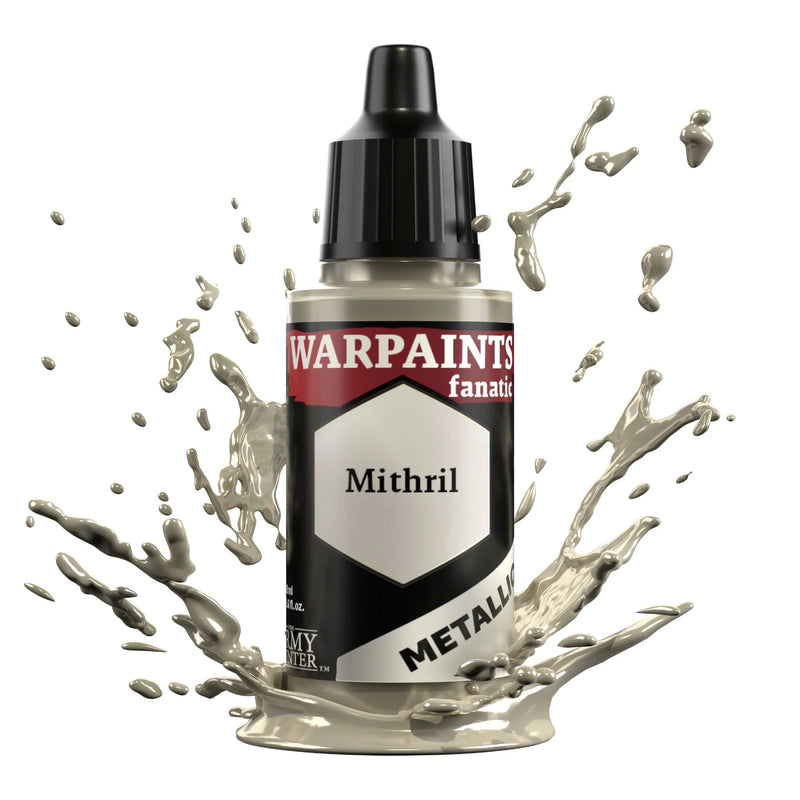 The Army Painter WP3190P Warpaints Fanatic: Metallic Mithril Acrylic 18ml Bottle