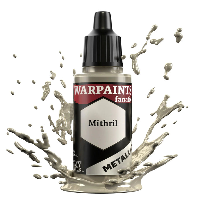 The Army Painter WP3190P Warpaints Fanatic: Metallic Mithril Acrylic 18ml Bottle
