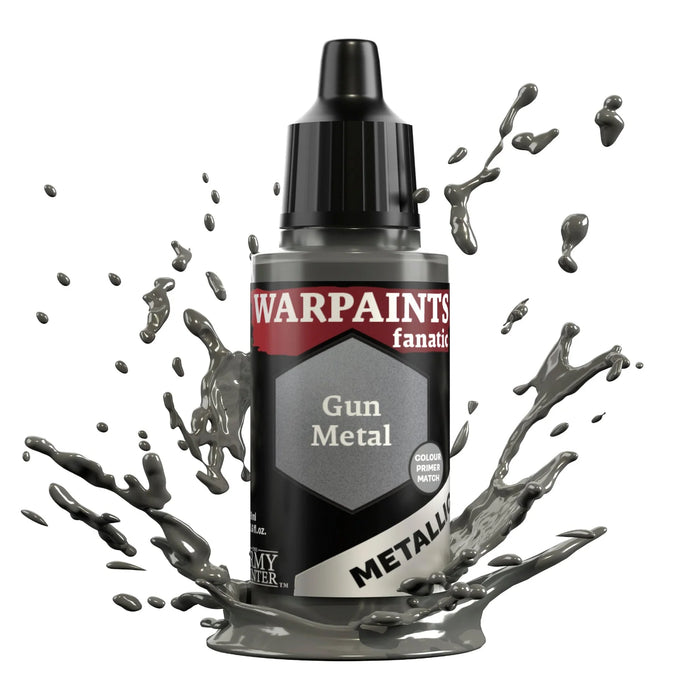 The Army Painter WP3193P Warpaints Fanatic: Metallic Gun Metal Acrylic 18ml Bottle