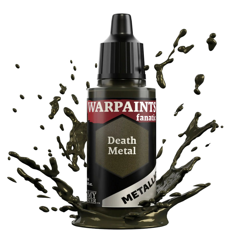 The Army Painter WP3195P Warpaints Fanatic: Metallic Death Metal Acrylic 18ml Bottle