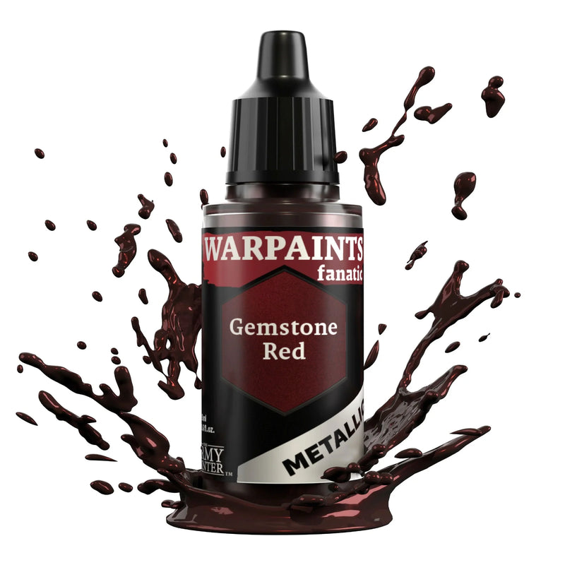 The Army Painter WP3198P Warpaints Fanatic: Metallic Gemstone Red Acrylic 18ml Bottle