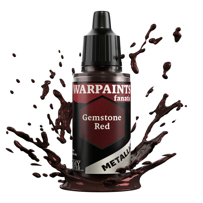 The Army Painter WP3198P Warpaints Fanatic: Metallic Gemstone Red Acrylic 18ml Bottle
