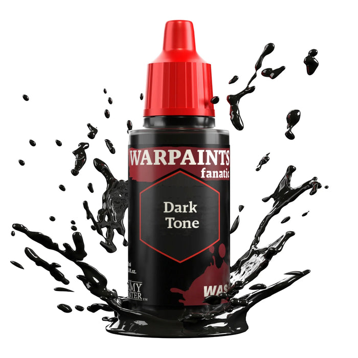 The Army Painter WP3199P Warpaints Fanatic: Wash Dark Tone Acrylic 18ml Bottle