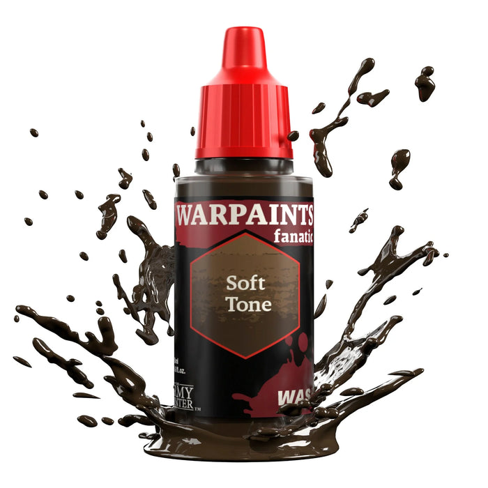 The Army Painter WP3201P Warpaints Fanatic: Wash Soft Tone Acrylic 18ml Bottle