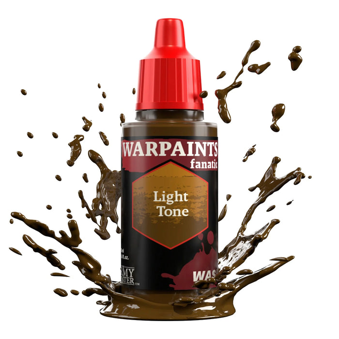 The Army Painter WP3202P Warpaints Fanatic: Wash Light Tone Acrylic 18ml Bottle