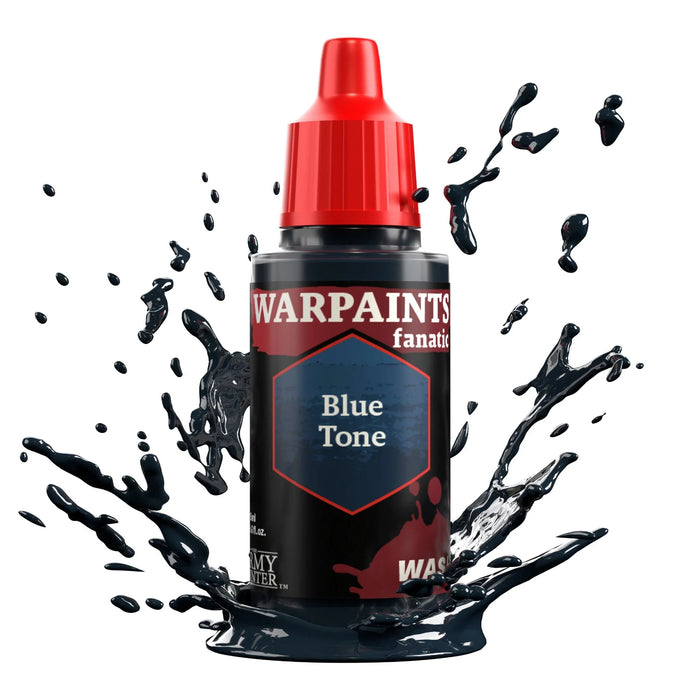 The Army Painter WP3210P Warpaints Fanatic: Wash Blue Tone Acrylic 18ml Bottle