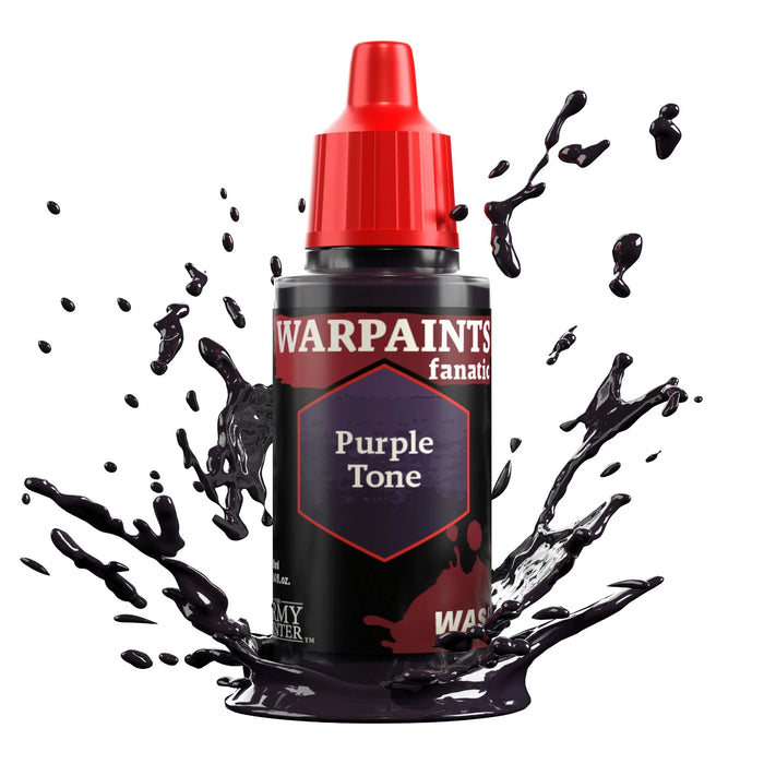 The Army Painter WP3212P Warpaints Fanatic: Wash Purple Tone Acrylic 18ml Bottle