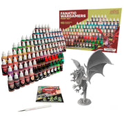 The Army Painter WP8073P Warpaints Fanatic: Wargamers Acrylic Paint Set (102 Colors & miniature) 18ml Bottles