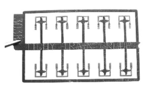 Tichy Train Group 3038 HO Scale Stirrup Steps Straight Side Mount 10 Pieces