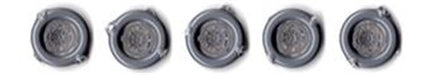 Tichy Train Group 3088 HO Scale Ajax Style Brake Wheel (5 Pack)