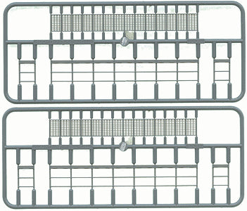 Tichy Train Group 8001 HO Scale Open-Grate Platforms with Handrails 2-Pack