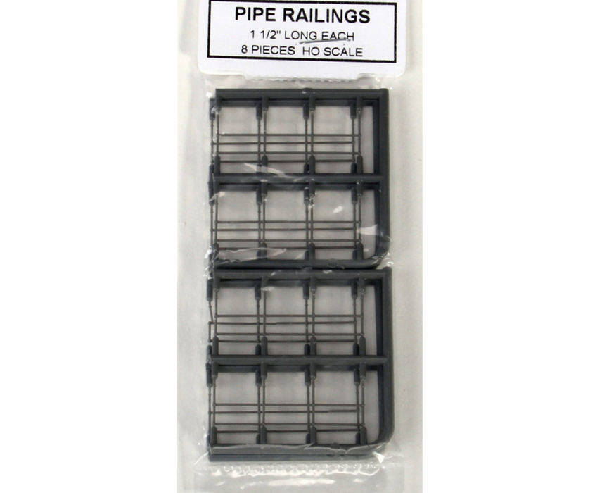 Tichy Train Group 8013 HO Scale Double Pipe Railings 1-1/2" Long