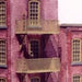 Tichy Train Group 8060 HO Scale Fire Escape Platform with Railing (2 Pack)