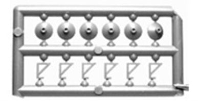 Tichy Train Group 8170 HO Scale Outdoor Light with Bracket (Non-working 24 Pack)