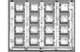 Tichy Train Group 8172 HO Scale Ice Blocks (64 Pack)