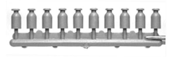 Tichy Train Group 8173 HO Scale Milk Cans (50 Pack)