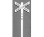 Tichy Train Group 8180 HO Scale Canadian Crossing Sign (10 Pack)