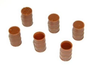 Tichy Train Group 8211 HO Scale 55gal Steel Drum Kit with Lids (12 Pack)