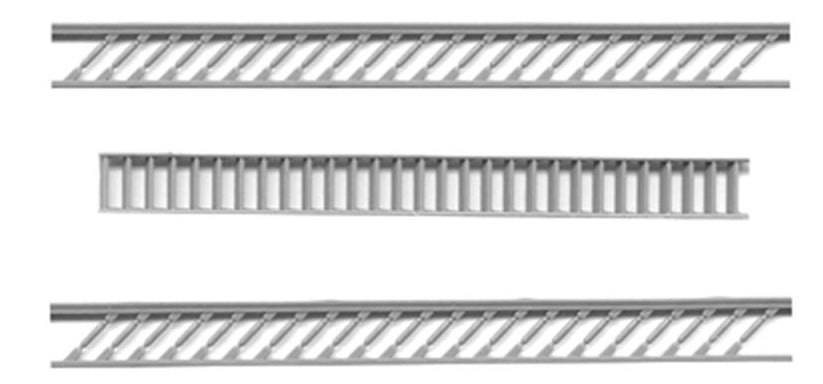 Tichy Train Group 8213 HO Scale Turned Spindle Stair Railing (2 Pack)