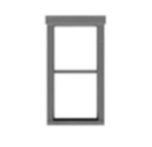 Tichy Train Group 8239 HO Scale 1/1 Double Hung Window (12 Pack)