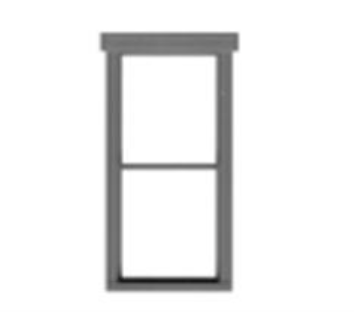 Tichy Train Group 8240 HO Scale 1/1 Double Hung Window (12 Pack)