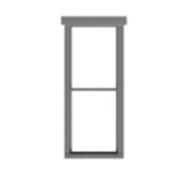 Tichy Train Group 8244 HO Scale 1/1 Double Hung Window (12 Pack)