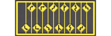 Tichy Train Group 8254 HO Scale Highway Warning Signs Road Path #1 (12 Pack)