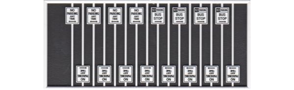 Tichy Train Group 8261 HO Scale No Parking Signs (16 Pack)