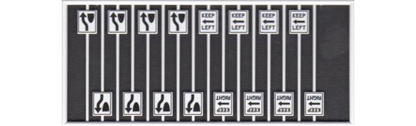 Tichy Train Group 8263 HO Scale Miscellaneous Road Signs #3 (16 Pack)