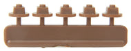Tichy Train Group 8274 HO Scale Square 10' Nut 20' Washer (40 Pack)