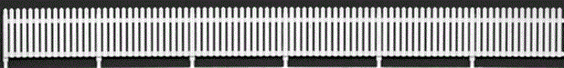 Tichy Train Group 8278 HO Scale 4' High Picket Fence (5 Pack)