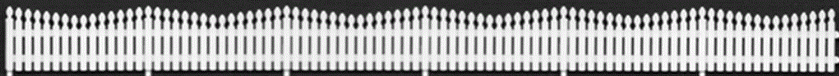 Tichy Train Group 8283 HO Scale 4' High Fancy Picket Fence (20 Pack)