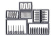 Tichy Train Group 8290 HO Scale Assorted Tools 49 Pcs